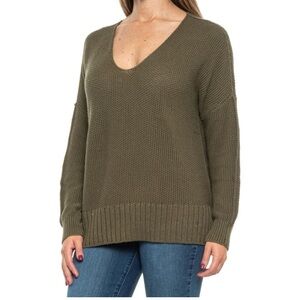 LUCKY BRAND Sweater Women's V-Neck Pullover NWT